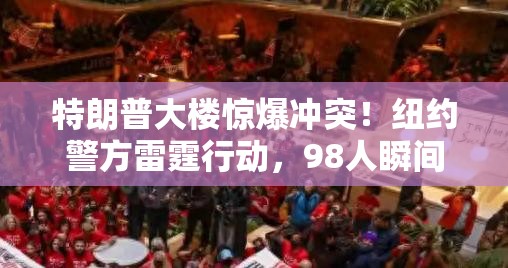 特朗普大楼惊爆冲突！纽约警方雷霆行动，98人瞬间落网🚨