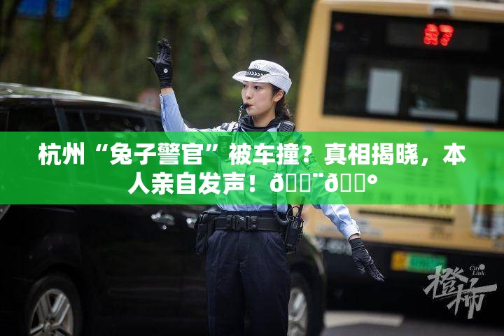 杭州“兔子警官”被车撞？真相揭晓，本人亲自发声！🚨🐰